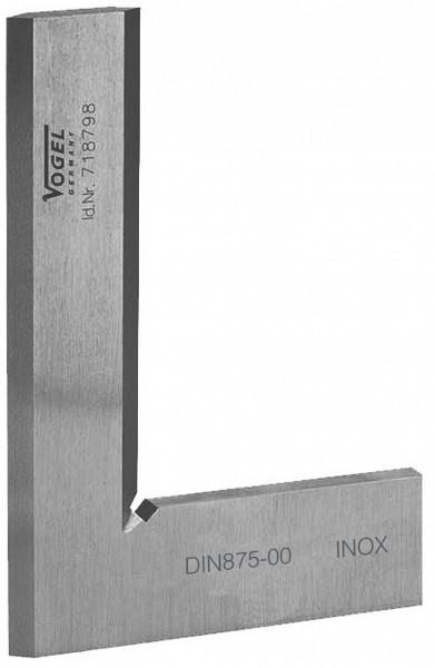 Carré à cheveux Vogel Germany DIN 875, GG 00, inoxydable, 150 x 100 mm, plat, 310204