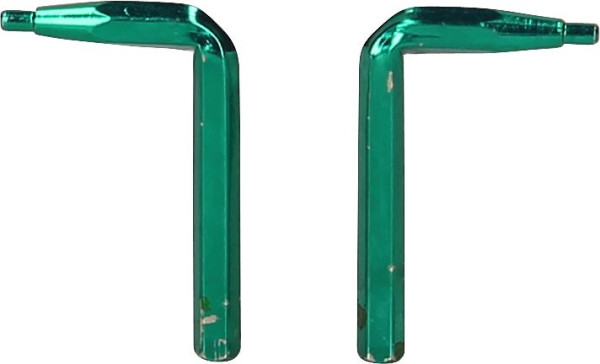 KS Tools paire d'embouts pour pince-étau à double articulation, 1,3 mm, coudée à 90°, 500.7027