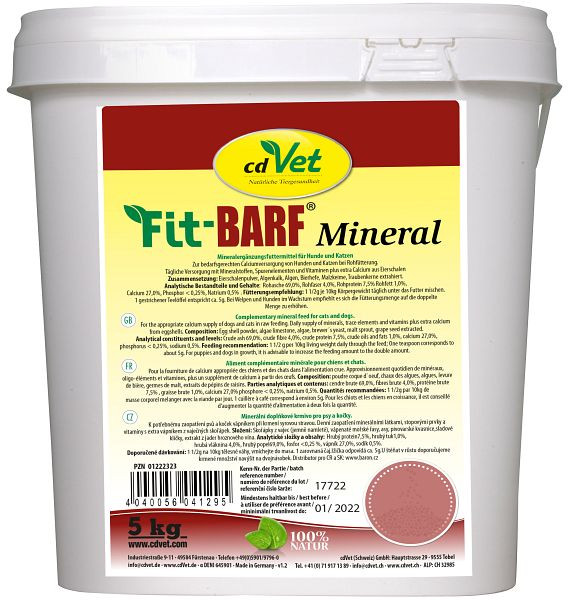 cdVet Fit-BARF Minéral 5 kg, 4129