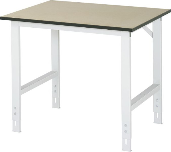 Table de travail série RAU Tom (6030) - réglable en hauteur, panneau MDF, 1000x760-1080x800 mm, 06-625F80-10.12