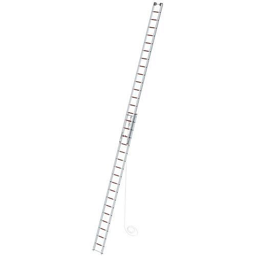 Krause échelle à câbles aluminium, 3 parties, 2 x 17 échelons, sans supports, 305101