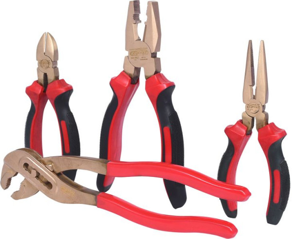 KS Tools BERYLLIUMplus jeu de pinces, 4 pièces, 962.0650