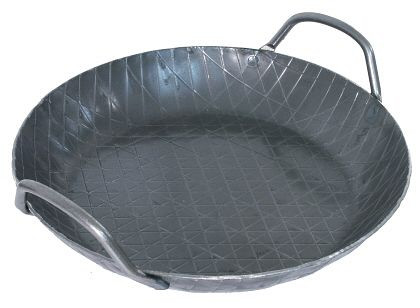 Plat de service Contacto 28 cm, profond, en fer forgé à froid, 5251/280