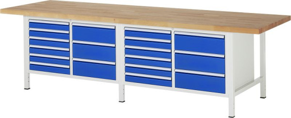 Etabli RAU série 8000 - modèle 8479, L3000 x P900 x H840-1040 mm, 13-8479A2-309B4H.11