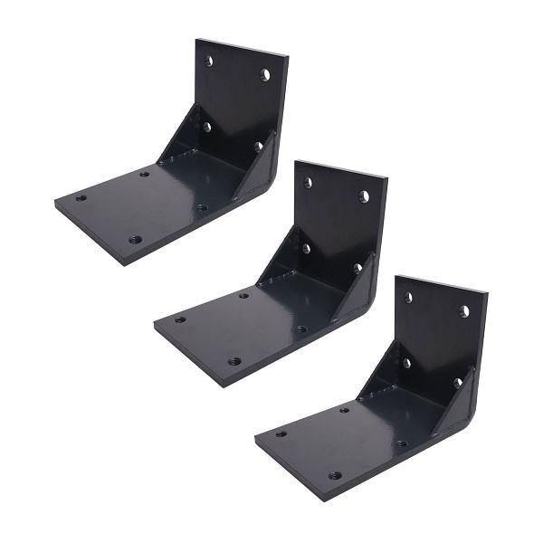 Mendler set de 3 adaptateurs de plafond pour store cassette T124, adaptateur de support de montage au plafond, anthracite, 3x76438