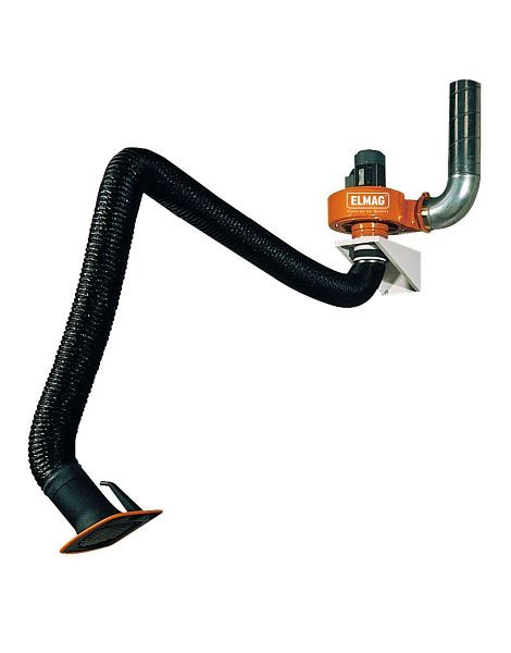 Kit d'évacuation d'air ELMAG avec bras d'aspiration 4 m en version flexible, 57528