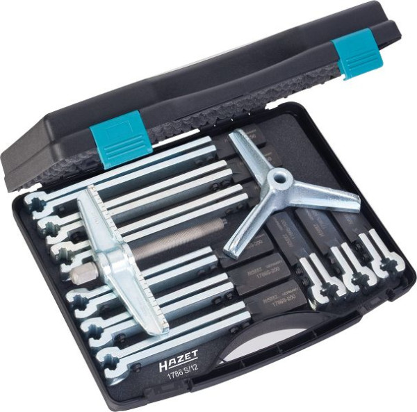 Jeu d'extracteurs Hazet, 3 bras, nombre d'outils : 12, 1786S/12