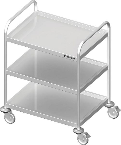 Chariot de service Stalgast avec trois étagères, 1100x600x950 mm, soudé, VWN11604