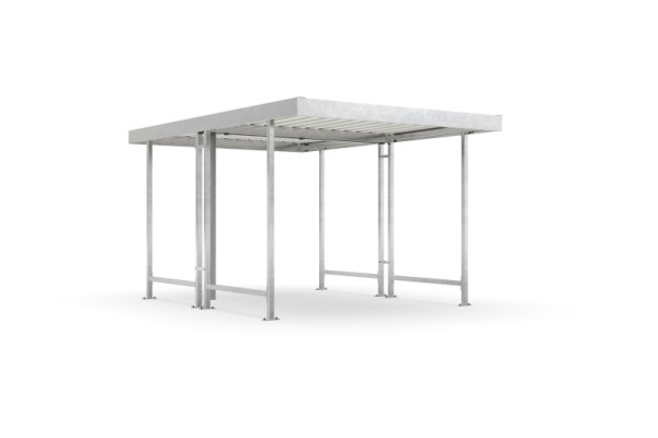Toiture WSM Leipzig L42 galvanisée en kit, 102001618