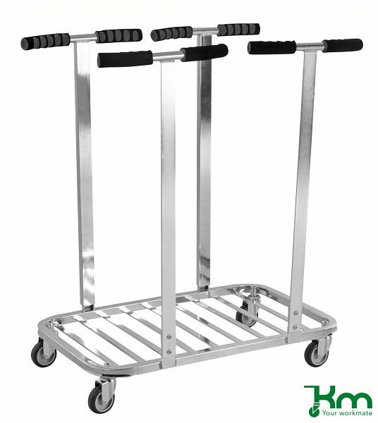 Kongamek Support de sac poubelle robuste pour 2 sacs de 125 litres, KM3026