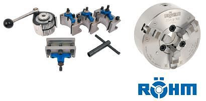Tour universel ELMAG, PREMIUM CU 630 RD - Largeur de centre Vario 1500mm-, avec mandrin de tour RÖHM, 88640