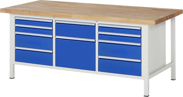 Etabli RAU série 8000 - modèle 8575, L2000 x P900 x H840-1040 mm, 13-8575A2-209B4H.11