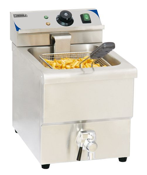 Friteuse Casselin 8L avec robinet de vidange, CFEV8