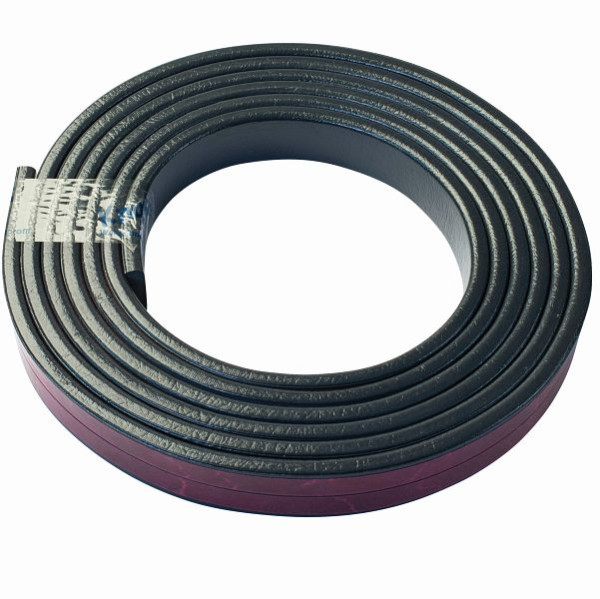 Protection de surface Knuffi, profil d'avertissement et de protection type F, gris graphite, 1 mètre, PF-100062