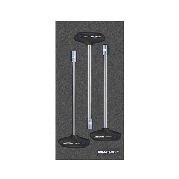 Module d'outils MATADOR : Clé à douille à poignée en T, 1/3 : 193 x 390 mm, longueur : 390 mm, 8164 2671