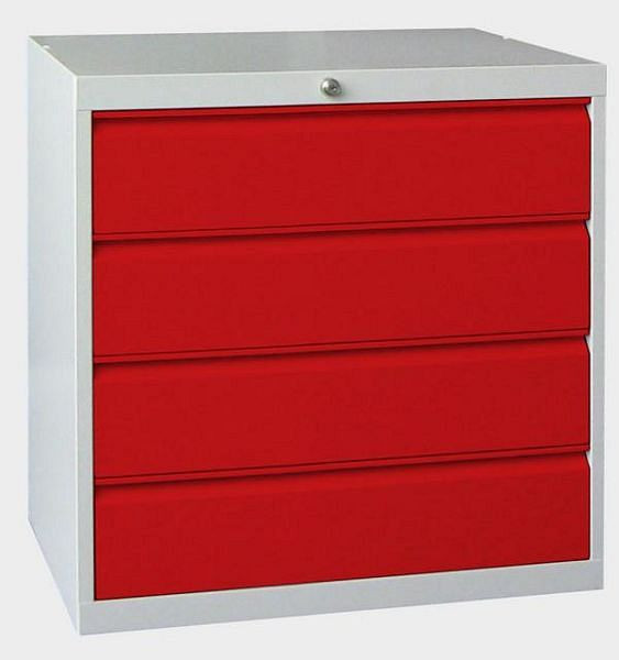 Armoire à outils PAVOY avec guides à rouleaux, capacité de charge 50 kg, largeur de l'armoire 715 mm, hauteur 800 mm, 43454-080-001