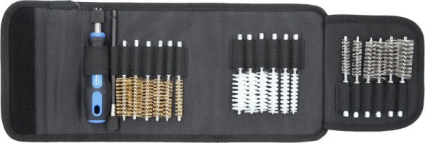 Jeu de brosses de nettoyage Brilliant Tools, 20 pièces, BT103000
