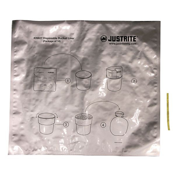 Doublure jetable Justrite 268BL, JSM26827AI