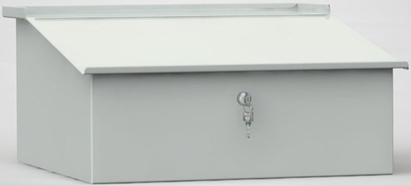 Plateau de bureau KLW en métal, avec serrure à cylindre, 07/13-MS