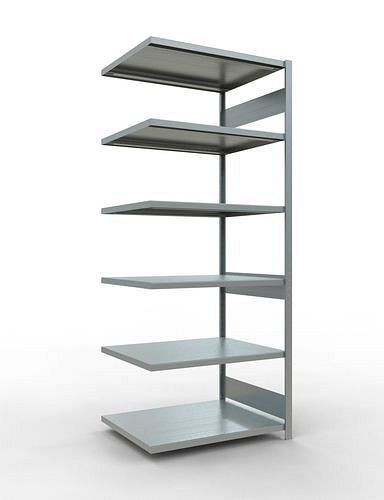 Rayonnage à étagères Schulte, panneau supplémentaire, 6 niveaux de rangement, charge du compartiment 250 kg, 1006 x 836 x 2500 mm, 278826
