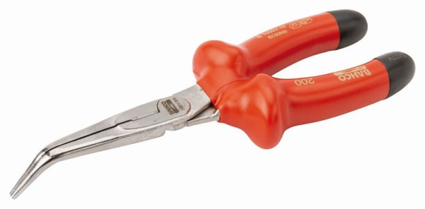 Pince à bec fin Bahco, VDE, chromée, coudée à 60°, 200 mm, 2427V-200