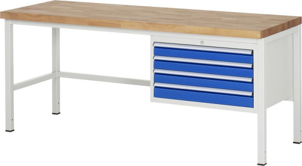 Etabli RAU série 8000 - modèle 8233, L2000 x P700 x H840-1040 mm, 13-8233A1-207B4H.11