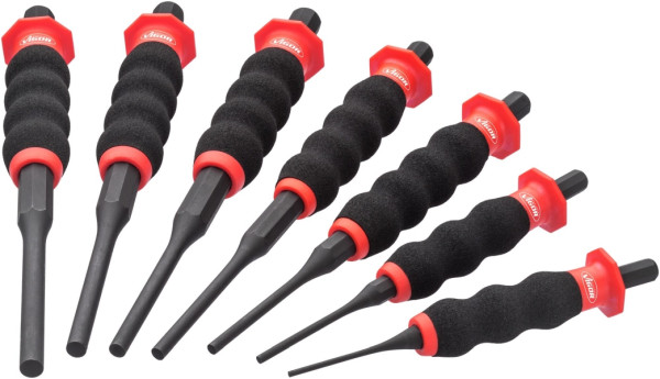 Jeu de chasse-goupilles VIGOR, nombre d'outils : 7, V6200