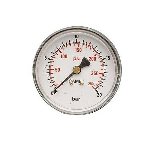 Manomètre AEROTEC 16 bar 50 mm - 1/4 pouce AG arrière, 9052014