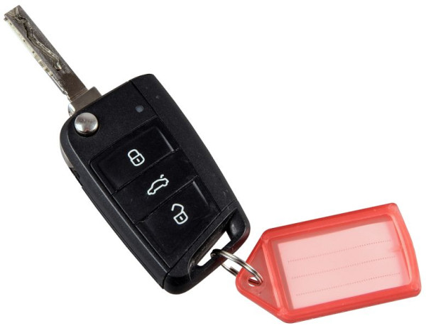 Porte-clés Eichner "Slide", rouge, UE : 100 pièces, 9219-00939