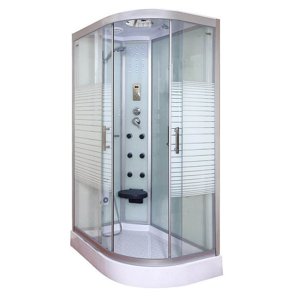 Cabine de douche HOME DELUXE WHITE PEARL - 120 x 80 cm droite, 1018