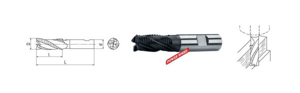 Fraise ELMAG HSSE PM DIN 844, Ø 20,0 mm (courte), 73107