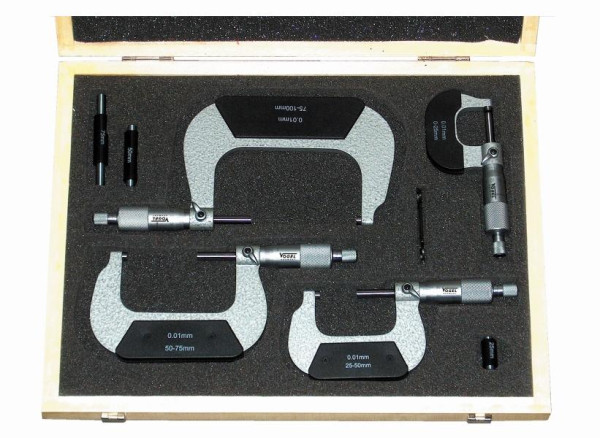 Jeu de micromètres en U de Vogel Germany DIN 863, 0 - 100 mm, 232004