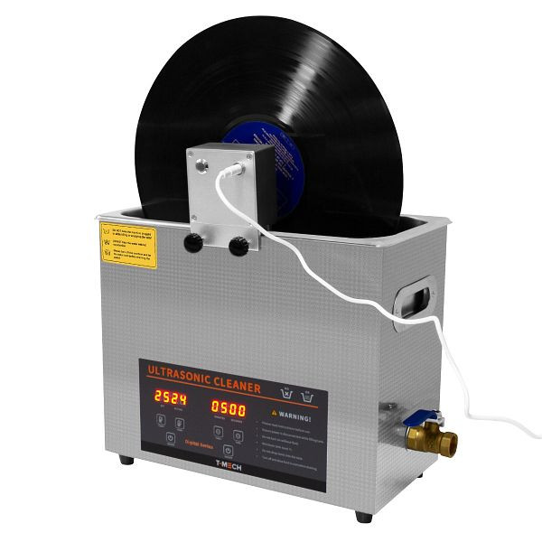 T-Mech Digital 6L Nettoyeur à ultrasons Minuterie de nettoyage en acier Fonction de chauffage Panier, 211423