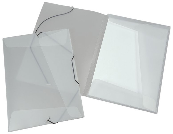 Chemises d'angle Eichner / chemises universitaires DIN A4, transparentes, UE : 10 pièces, 9038-00742