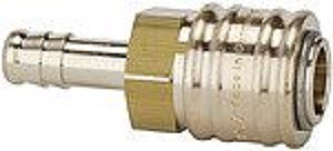 Raccord rapide KELLER avec raccord de tuyau (laiton); pour tuyau 6 mm, 075.202