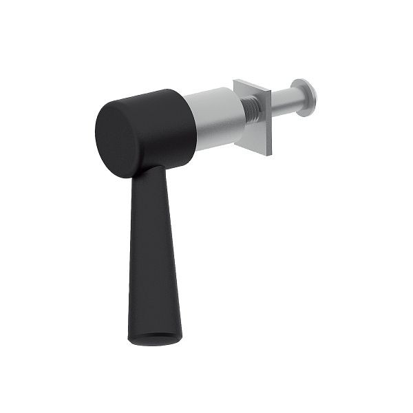 Poignée de porte Solarbayer pour chaudière à gazéification de bois HVS, poignée de porte complète, 390104000