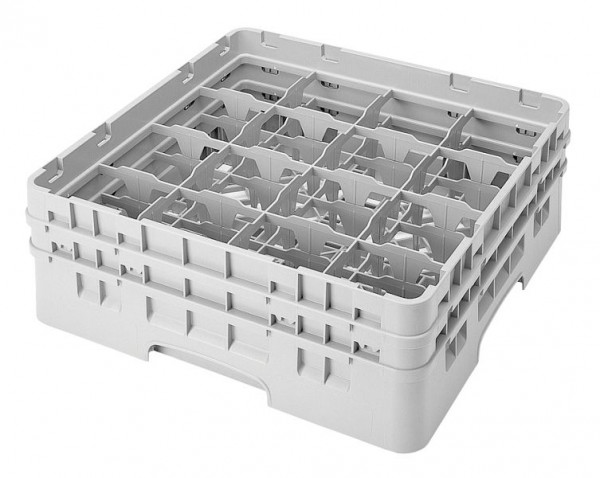Panier de lavage Cambro 16 compartiments Hauteur Camrack®: 13 cm Gris doux, SU: 4 pièces, 16S434151