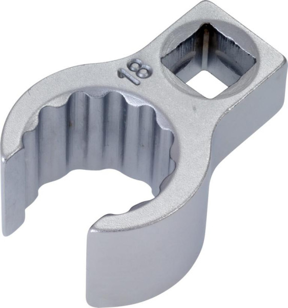 Clé polygonale Hazet, double hexagonale, ouverte, carré creux 10 mm, profil extérieur double hexagonal, 18 mm, carré intérieur 10 = 3/8", 848Z-18