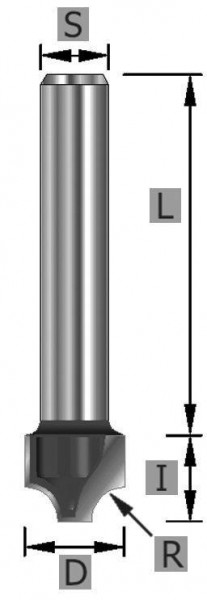 Coupe-quarts de tige Edessö HW, A: 23, R: 6, B: 13, C: 8, 105023008