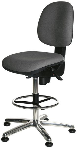 Version chaise haute Bedrunka+Hirth, hauteur d'assise bleue de 670 à 810 mm, E1710.ES.B