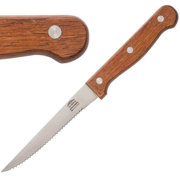 Fourchettes à steak OLYMPIA avec manche noir, UE: 12 pièces, C135