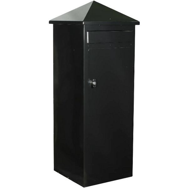 ScanProDesign Safepost 110 - Boîte aux lettres sur pied XXL, noire, 11010