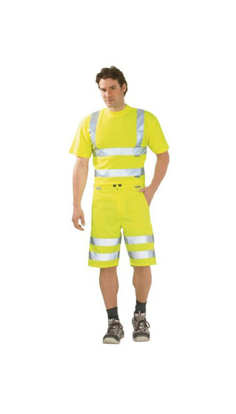 Short haute visibilité Planam, jaune uni, taille M, 2014048