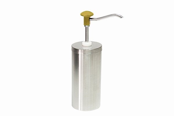 Distributeur doseur Schneider rond simple - (jaune), contenu 2,25 litres - 107 x 107 x 358 mm, 152544