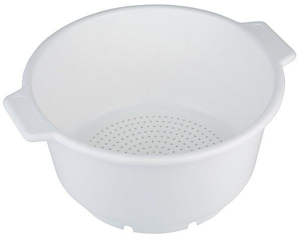 Passoire APS, Ø 36 cm, hauteur : 19 cm, polypropylène, blanc, avec 2 poignées coquilles, 00780