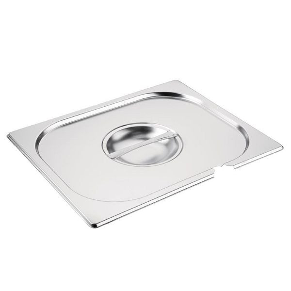 Couvercle Vogue avec évidement cuillère pour bacs GN GN1 / 2, CB171