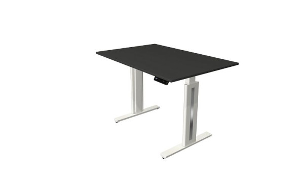 Kerkmann Move 3 Fresh table assis/debout, L 1200 x P 800 mm, réglable en hauteur électriquement de 720 à 1200 mm, anthracite, 10184113