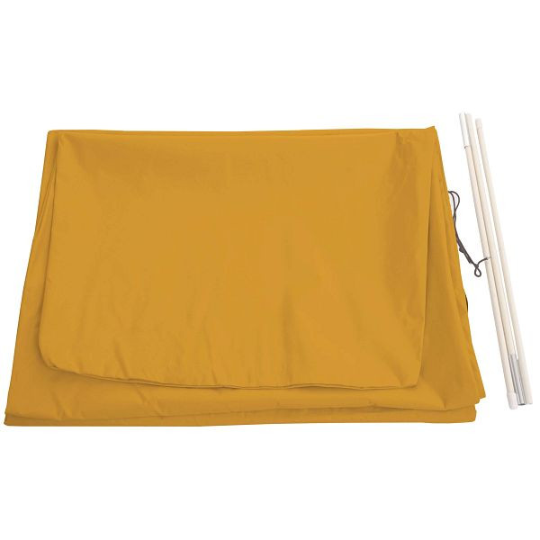 Housse de protection Mendler HWC pour parasol déporté jusqu'à 4 m, housse de protection avec fermeture éclair, jaune, 76897