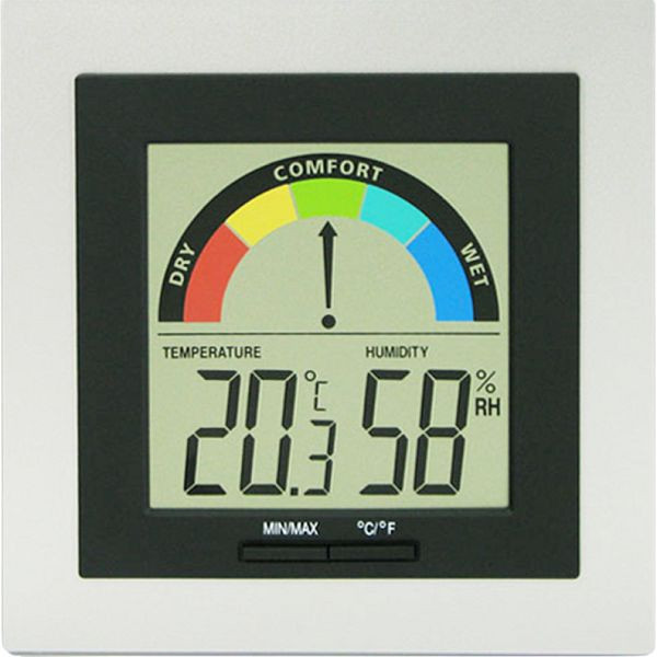 Station climatique intérieure Technoline, dimensions : 88 x 88 x 14 mm, WS 9430