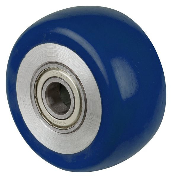 Roues BS Wheels en polyuréthane 83 Shore, jante en aluminium, roulements à billes, diamètre de roue 80 mm, B92.080